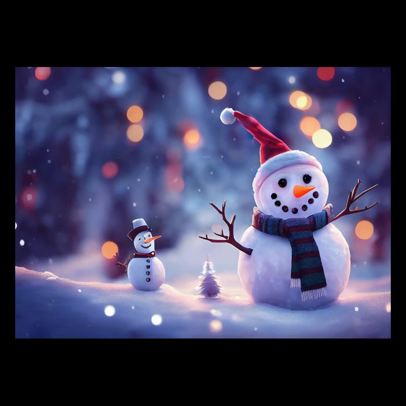 Happy Christmas Snowman