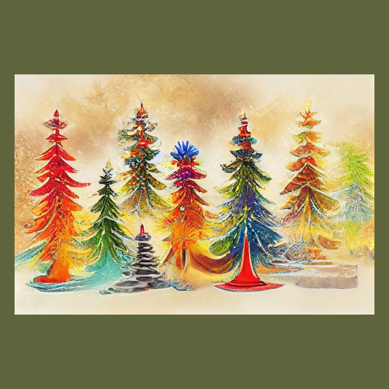 Artistic Christmas Tree