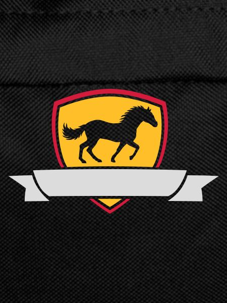 Text einfügen Pferd Banner
