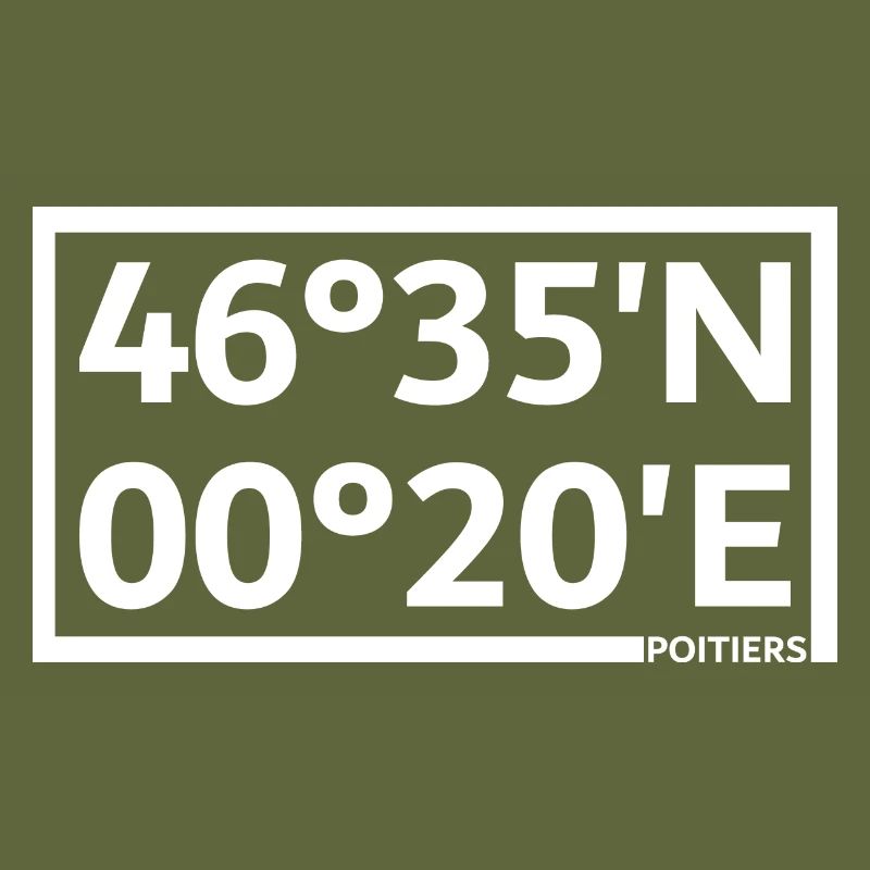 Coordonnées de Poitiers