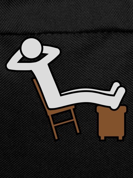 Man rests