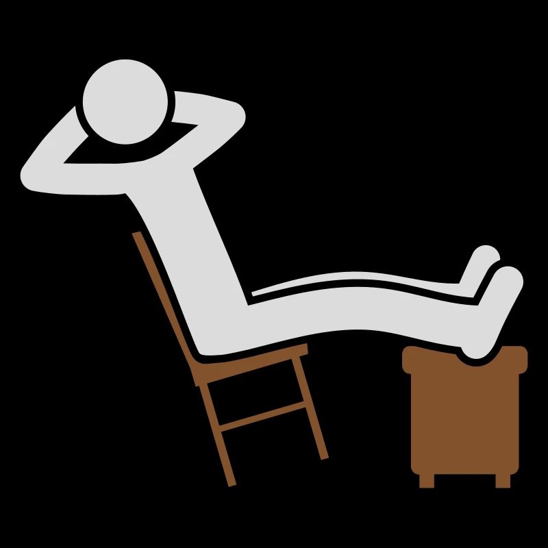 Chill Man Chair Icon