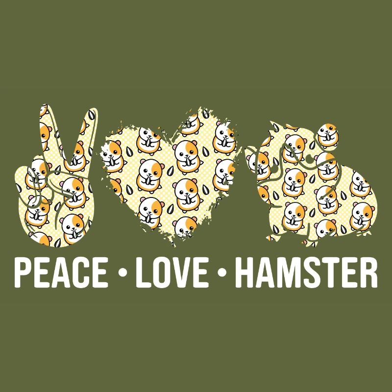 Frieden Liebe Hamster