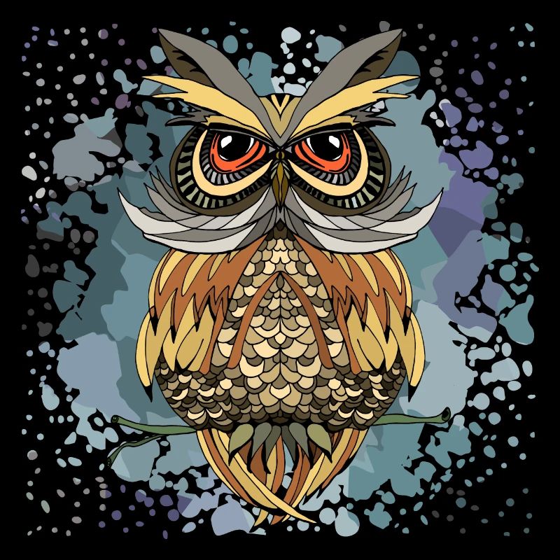 Bunter Vogel
