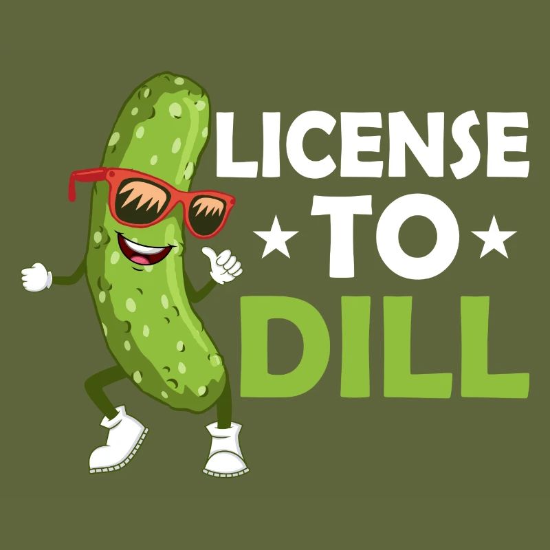 Licence pour cornichon au concombre à l’aneth