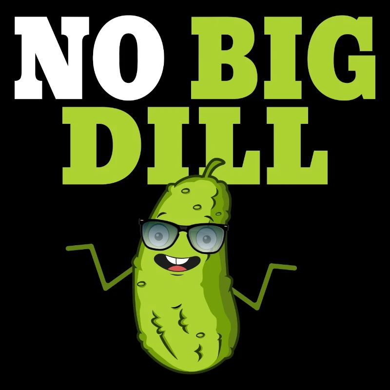 Pas de gros concombre cornichon à l’aneth