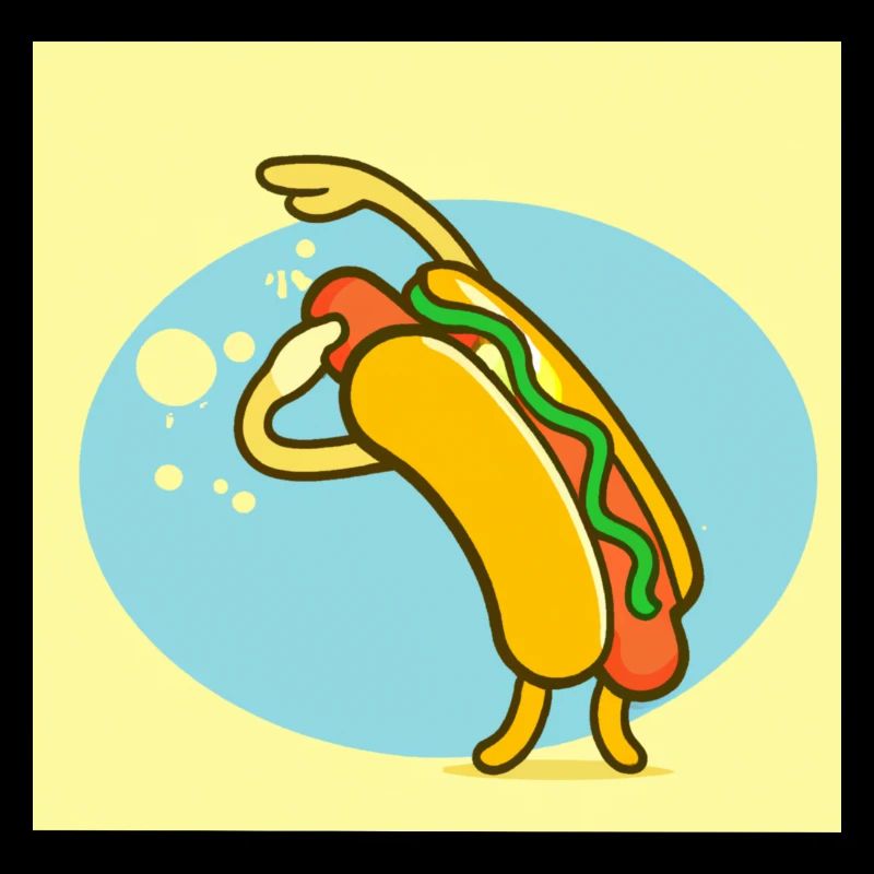 Hot dog dancing great gift idea