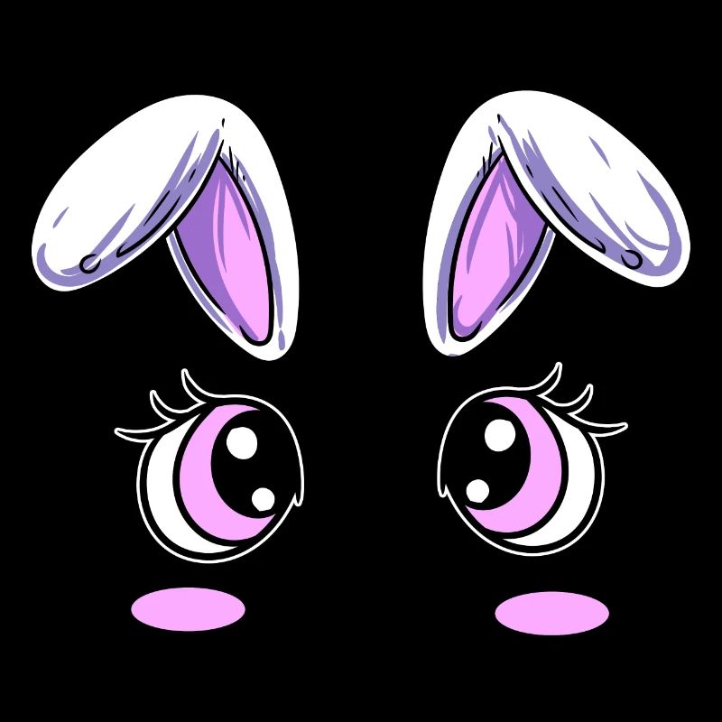 Cute Face Eyes Design