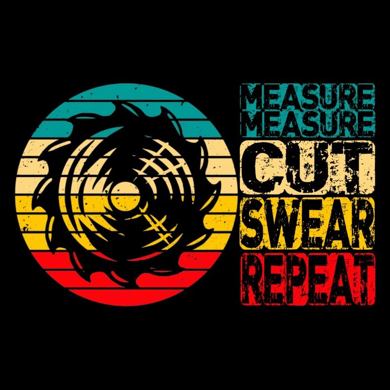 Measure Cut Swear Repeat Carpenter