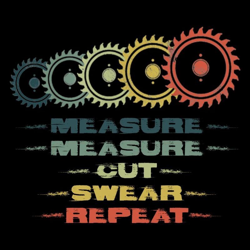 Measure Cut Swear Repeat Carpenter