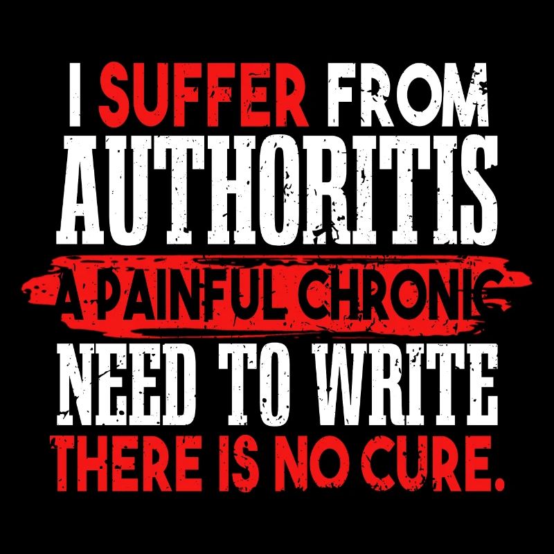 Funny Author Writing Writer
