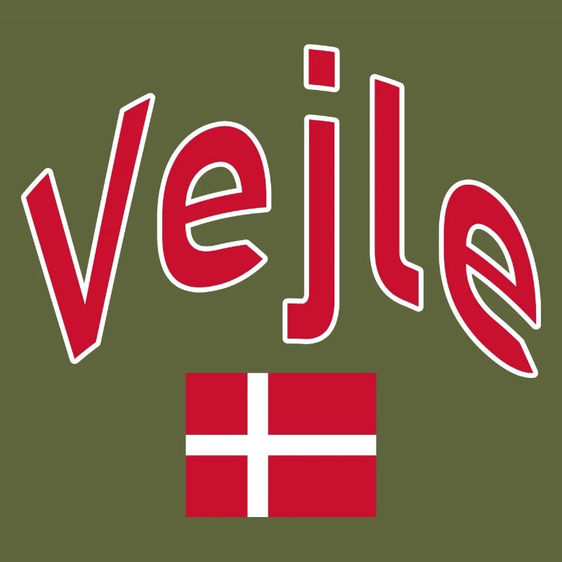 Vejle Denmark flag