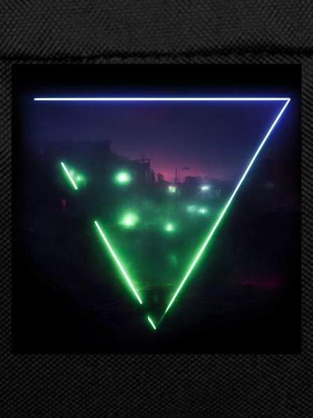 Trippy Dystopian Landscape Triangle