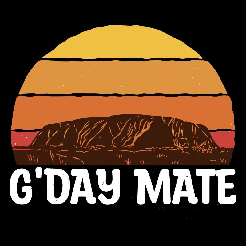 Australia G'Day Mate Ayers Rock Gift