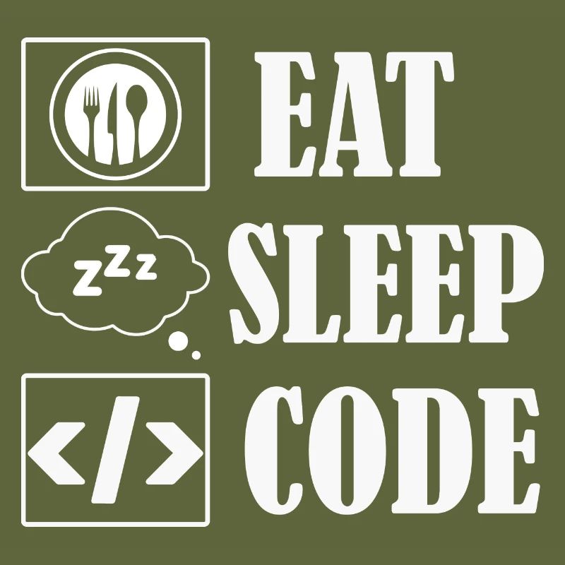 Eat Sleep Code Coding Software