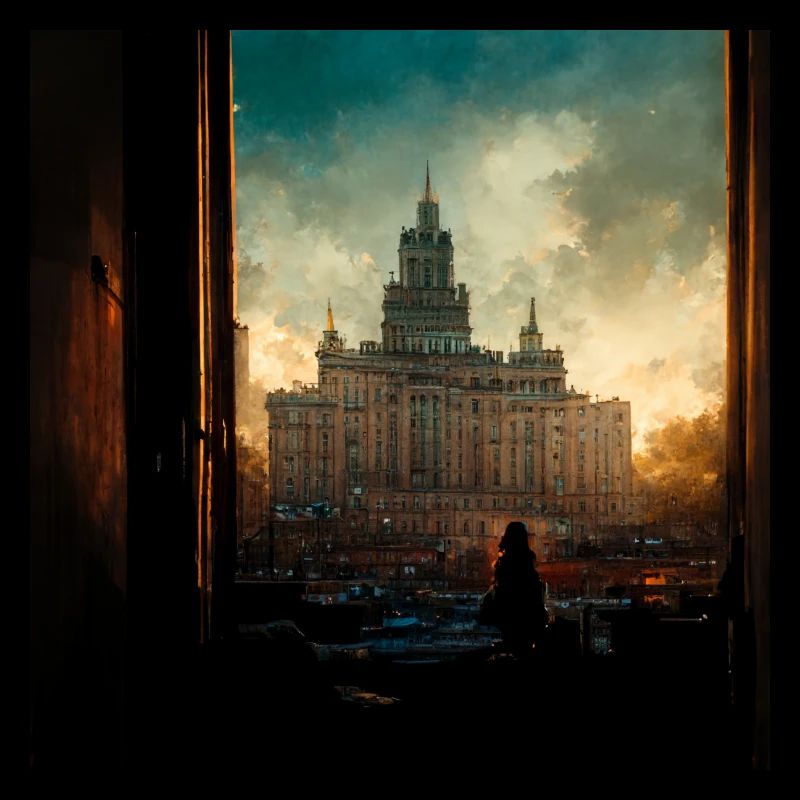 Moskau nach dem Krieg