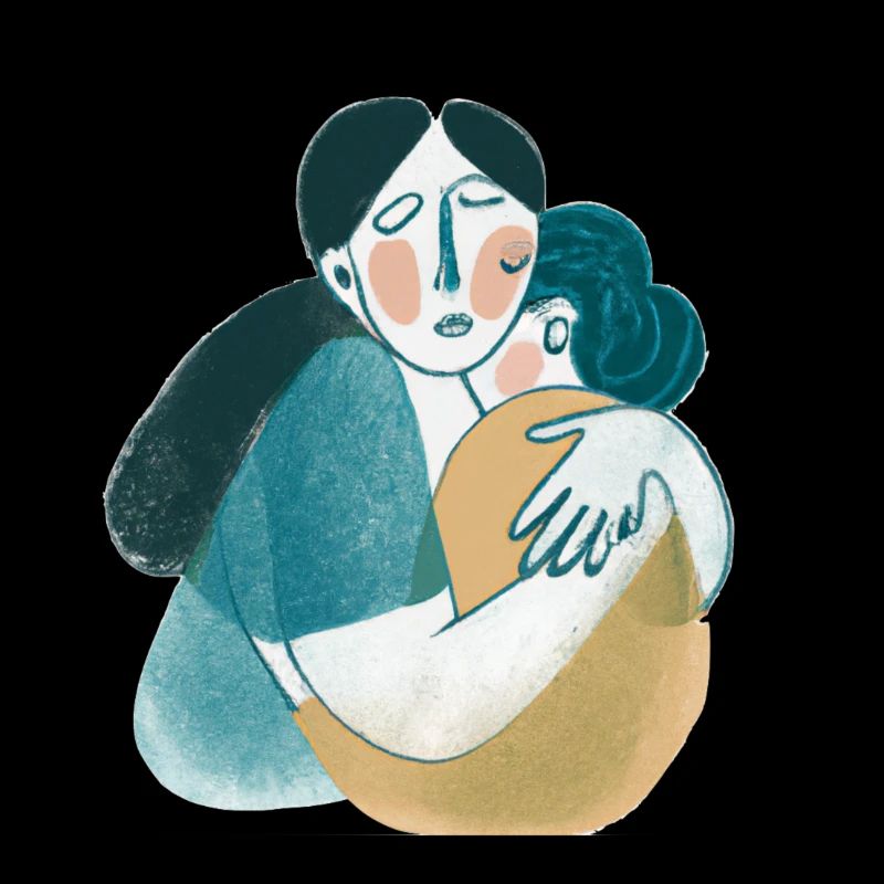 Mama und Tochter