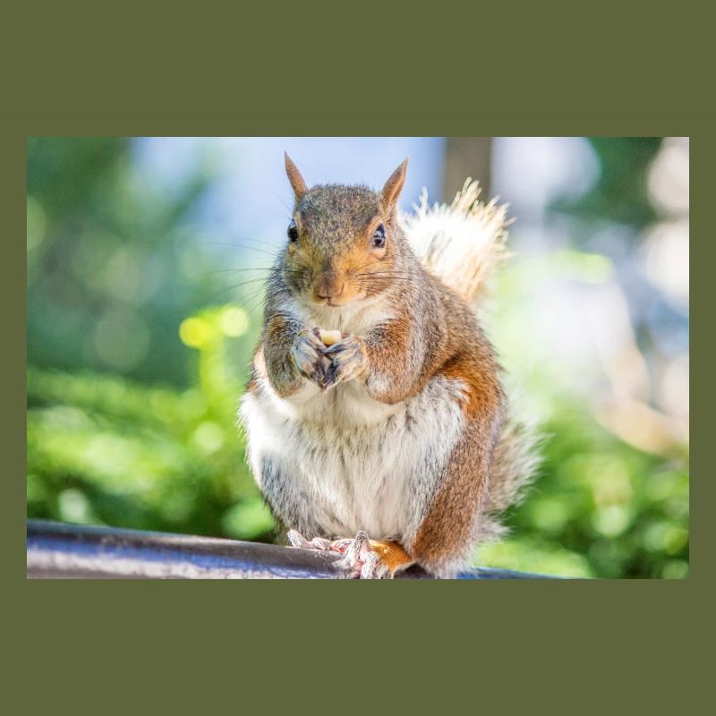Manger Écureuil gris Grauhörnchen Sciurus carolin