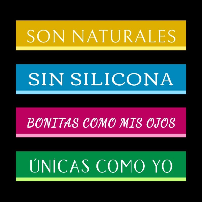 Ils sont naturels et sans silicone 4