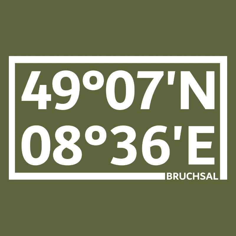 Bruchsal coordinates