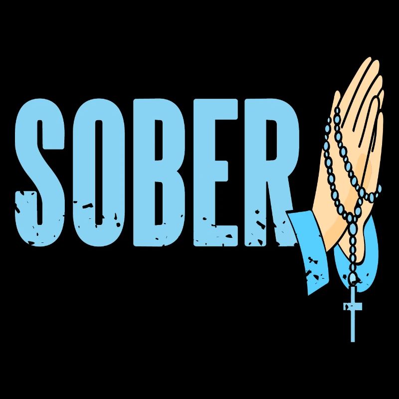 SOBER Retro Christian Sobriety Designs