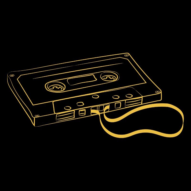 Cassette tape salad