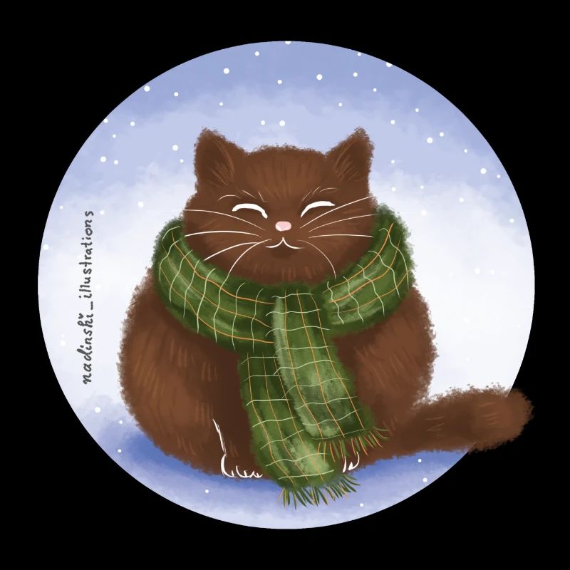 Katze Winter
