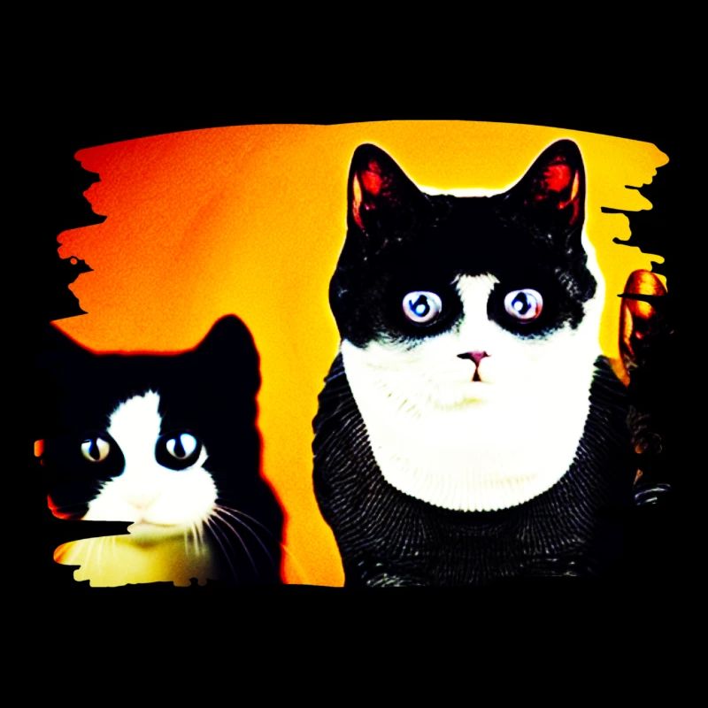 Paire de chats