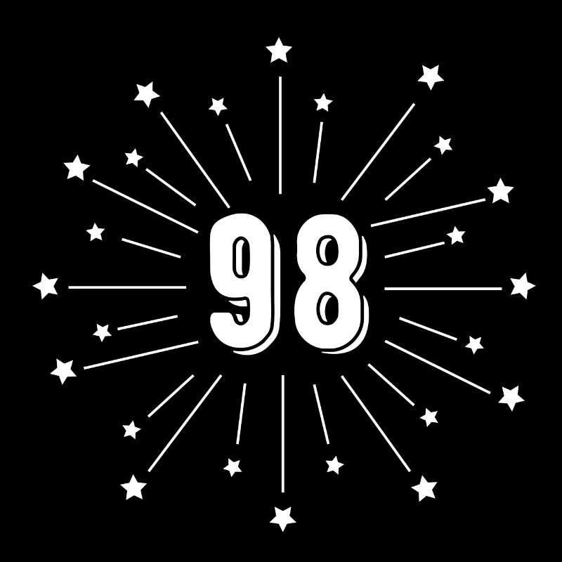 98th Starry Birthday - Gift 98 Years