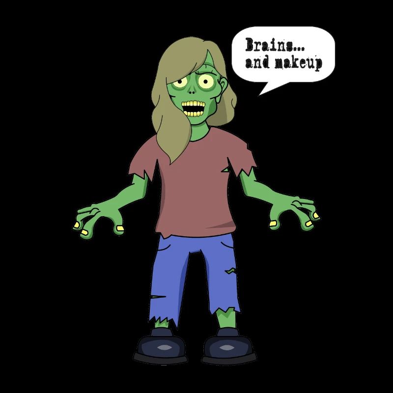 Zombie Brains and makeup