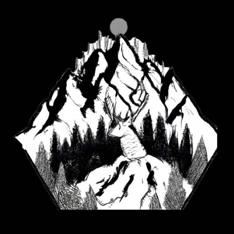 Mountain Deer Ink