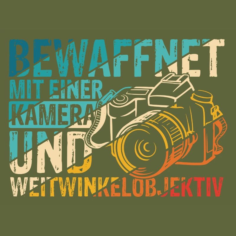 Bewaffnet mit einer KAMERA und WEITWINKELOBJEKTIV