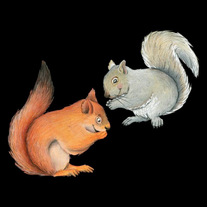 Lustige Hörnchen