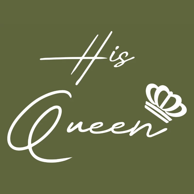 his queen her king pair white
