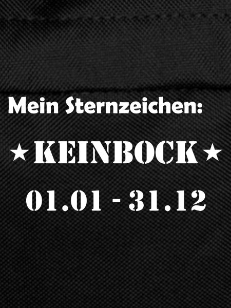 Kein Bock Steinbock Sternzeichen