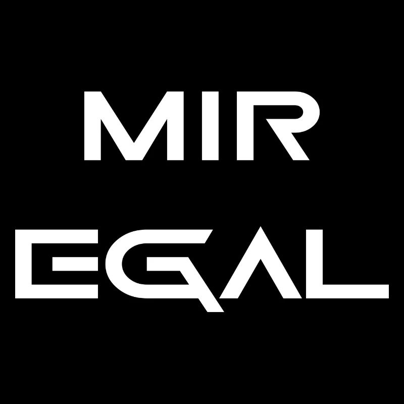 mir egal Geschenk Spruch