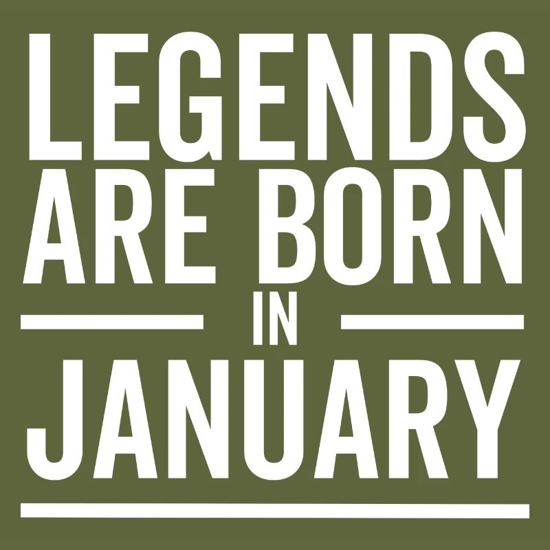 Legenden werden im Januar geboren