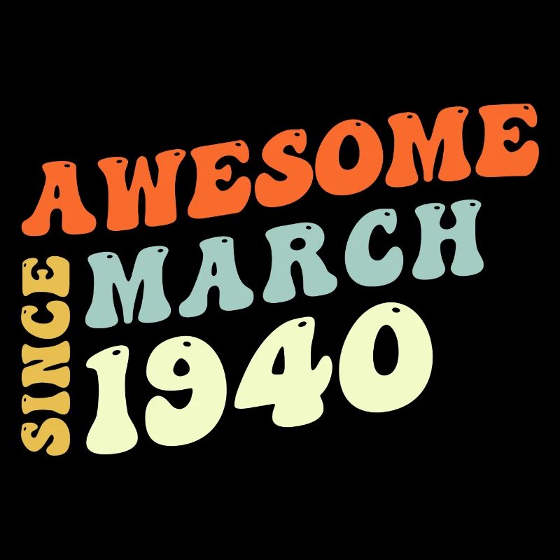Groovy 83 Years Old Awesome Since March 1940 83rd