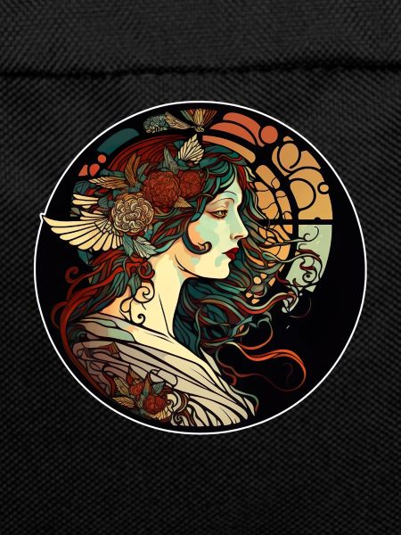 Mystical woman art nouveau way