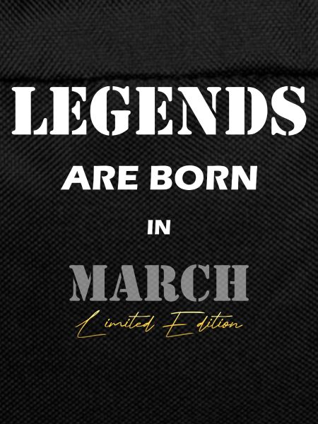 March Legends Geschenk white