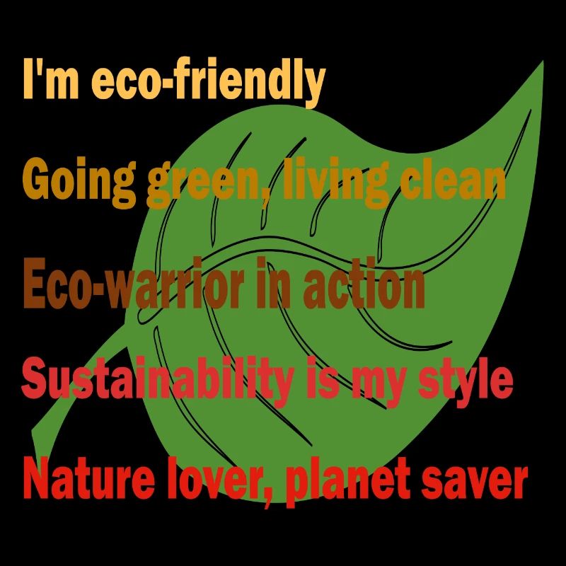 Eco warrior in action