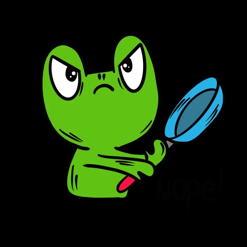 Funny frog, toad