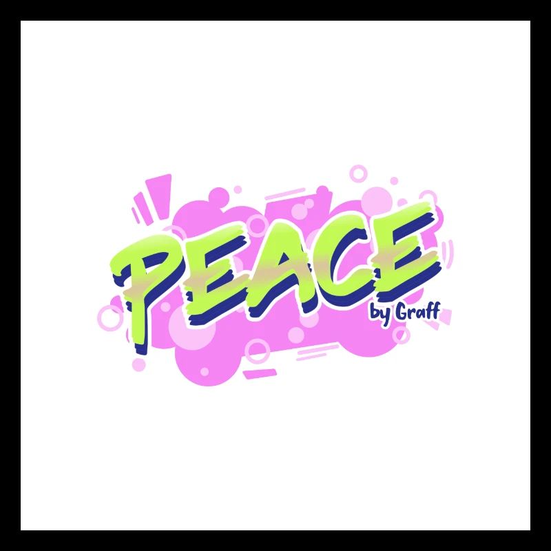 graffiti logo maker featuring bubbly graphics