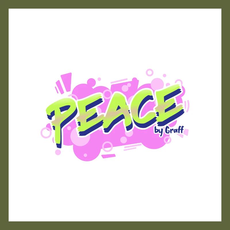 graffiti logo maker featuring bubbly graphics