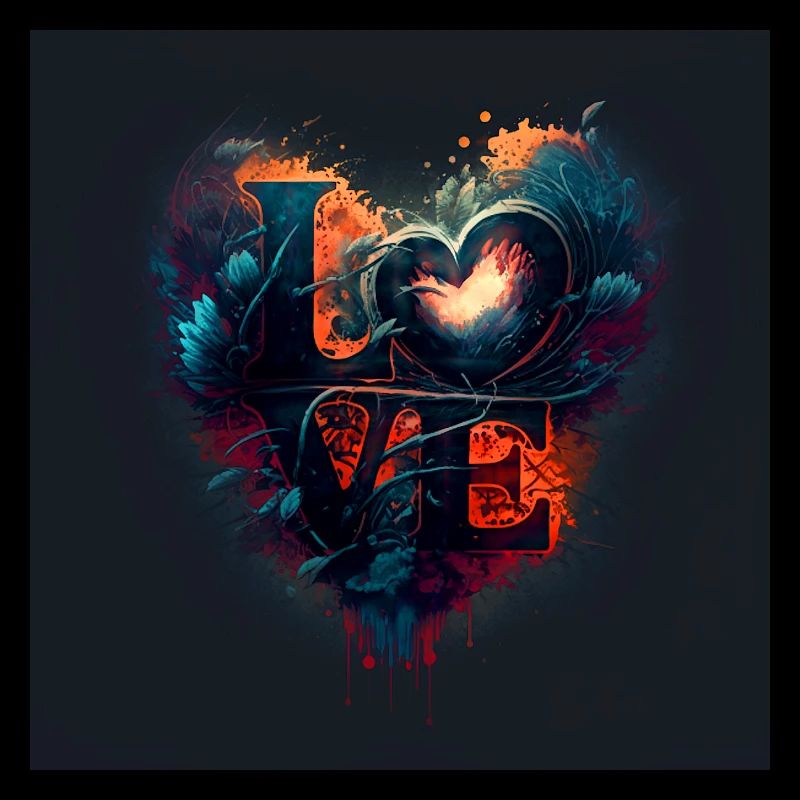 Trendy Valentine's Day illustration