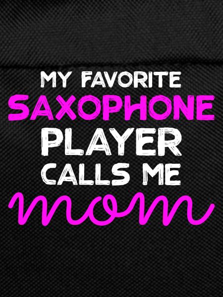 Saxophone player mother daughter