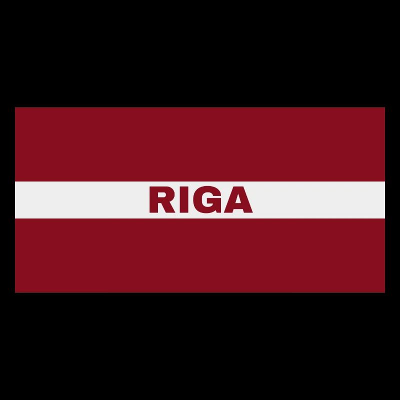 Riga en drapeau letton