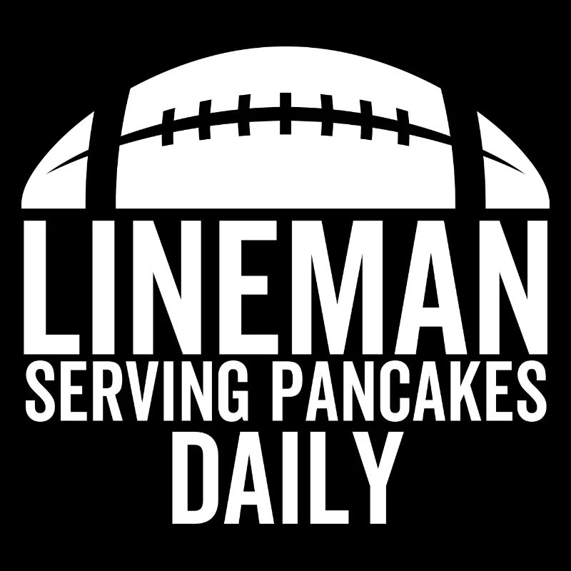 Lineman Serving Pancakes Daily