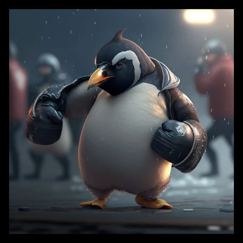 Pinguin Kämpfer