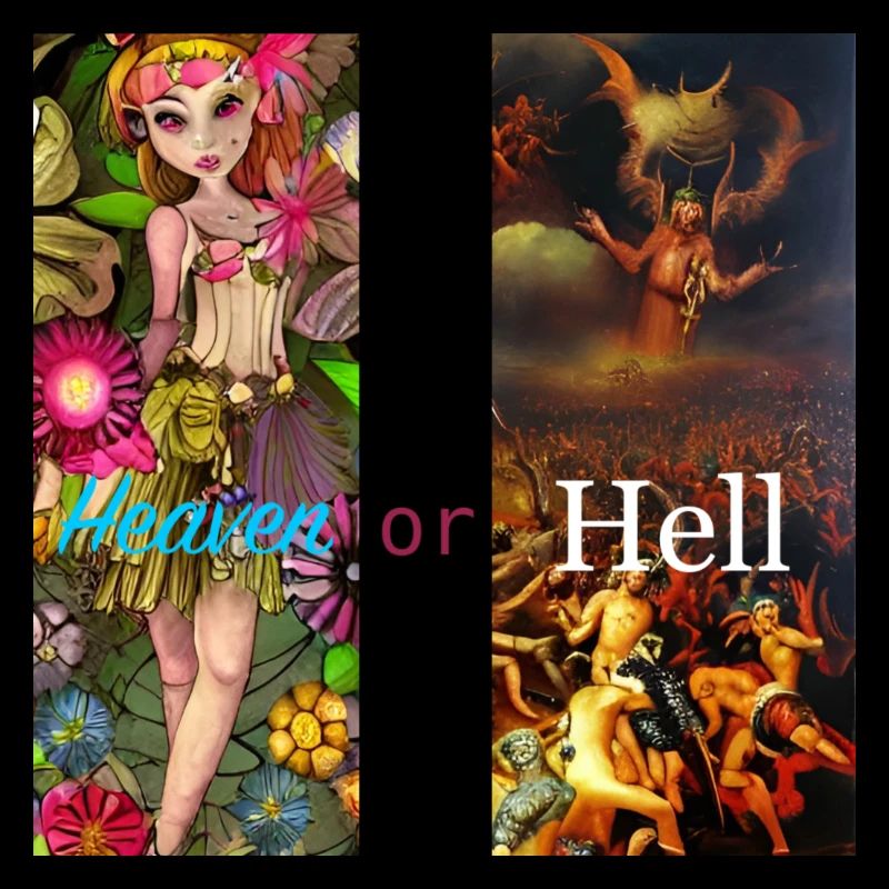Heaven and Hell Paintings